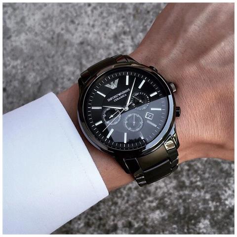 Orologio Da Uomo Ar1451 - Ceramica + Scatola - In Ordine - Foto 13