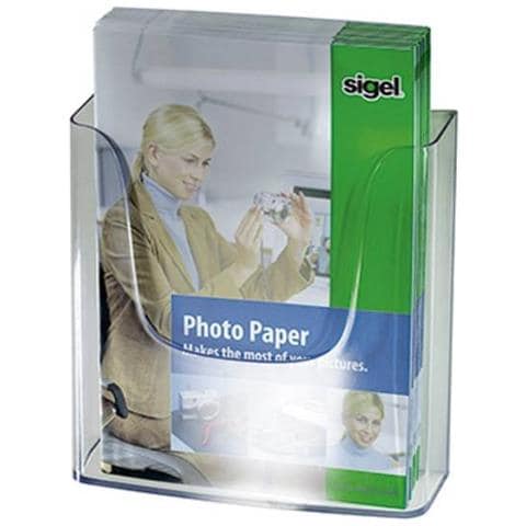 Porta Depliant Trasparente 240 Mm X 250 Mm X 55 Mm Numero Scomparti 1 - Foto 1