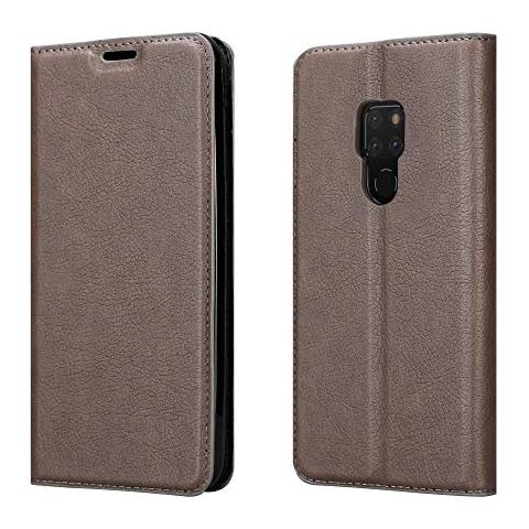 Custodia Compatibile Con Huawei Mate 20 In Bruno Caffè - Coperchio Protettiva Con Chiusura Magnetica, Funzione Stand E Tasca Per Le Carte - Foto 8