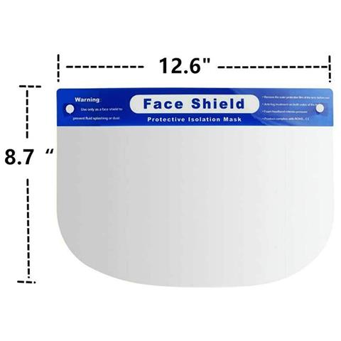 2 Parti Visiera Di Sicurezza Maschera Di Protezione Maschera Protettiva Schermo Della Visiera Viso Con Protezione Visiera Faccia Visiera Trasparente Per Usi Domestici - Foto 3