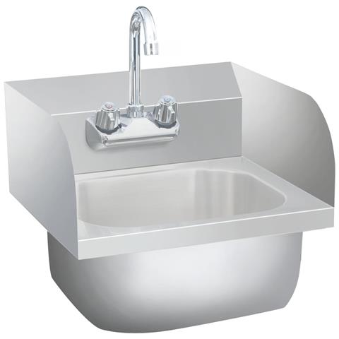 Lavandino Commerciale Con Rubinetto In Acciaio Inossidabile - Foto 1