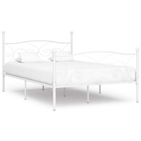 Giroletto Con Doghe Bianco In Metallo 160x200 Cm - Foto 1