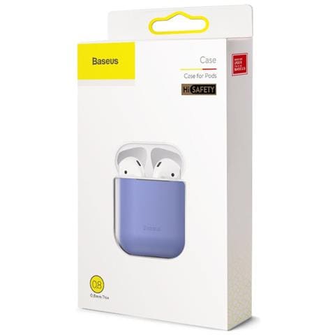 Airpods 2/1 Custodia Ultrasottile Della Serie Gel Di Silice Protector Viola (wiappod-bz05) - Foto 1
