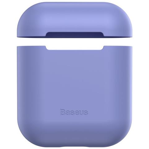 Airpods 2/1 Custodia Ultrasottile Della Serie Gel Di Silice Protector Viola (wiappod-bz05) - Foto 3