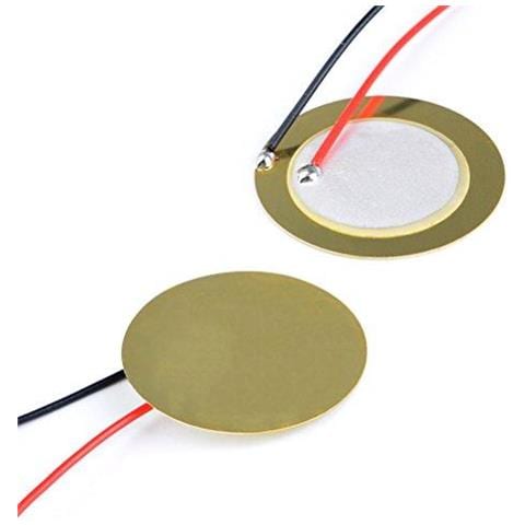 15pcs Raccolta Piezo-elettrica 27 Millimetri Piezo Amplificatori Dischi Con I Cavi Per Chitarra Acustica Drum - Foto 2