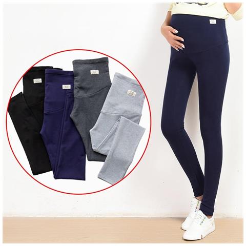 SLOWMOOSE - Pantacollant Maternità Skinny Estivo In Cotone Elasticizzato,  Pantaloni Gravidanza A Matita In Vita Regolabile [ nero / Xxxxl] - ePRICE