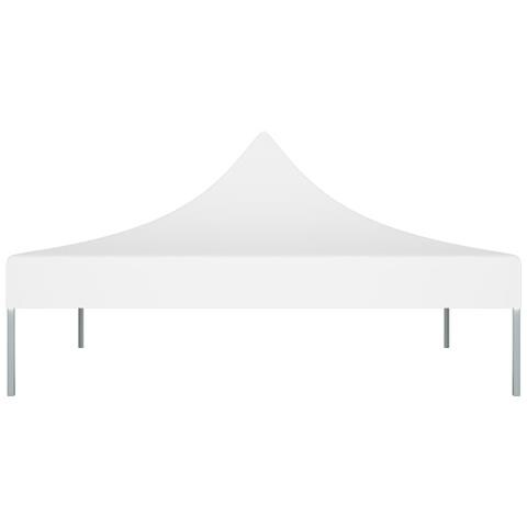 Tetto Per Tendone Per Feste 2x2 M Bianco 270 G / m? - Foto 2