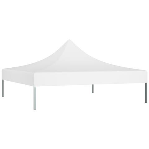 Tetto Per Tendone Per Feste 2x2 M Bianco 270 G / m? - Foto 5