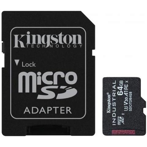 64gb Msdxc Industrial + Sd Adapter - Foto 1