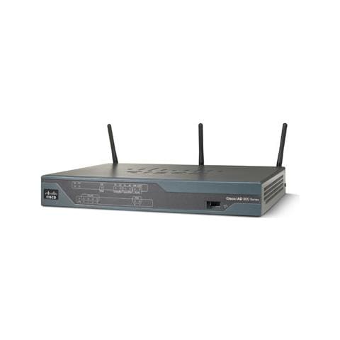 Wireless Security Router Cisco 881GW - IEEE 802.11n - ISM band - 54 Mbps Velocità wireless - 4 x Porta di rete - USB - Foto 2