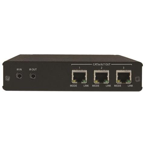 Kit extender HDBaseT a 3 porte con 3 Ricevitori - Splitter HDMI 1x3 via Cat5 - Sistema di distribuzione HDbaseT - fino a 4K - Foto 2