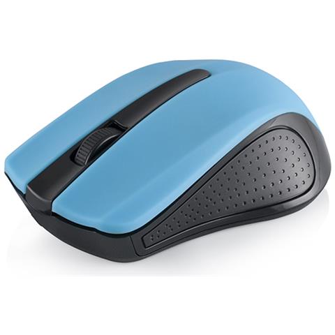 MC-WM9 RF Wireless Ottico 1200DPI Ambidestro Nero, Blu mouse - Foto 2