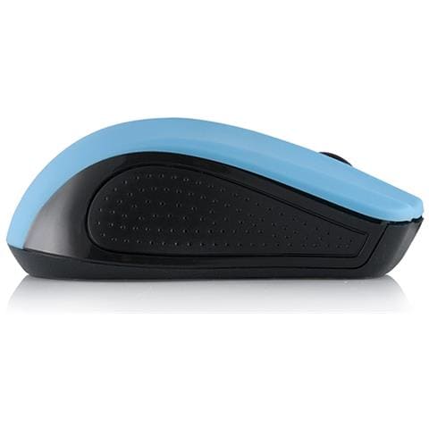 MC-WM9 RF Wireless Ottico 1200DPI Ambidestro Nero, Blu mouse - Foto 4