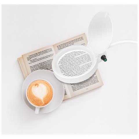 Lampada Led Da Tavolo Con Lente D'ingrandimento A 8 E 36 Diottrie Dimmerabile - Foto 2