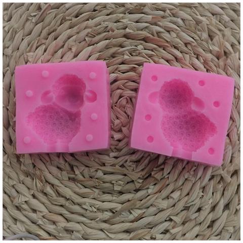 INLAW Muffa Di Silicone Di Forma Di Piccole Pecore 3d