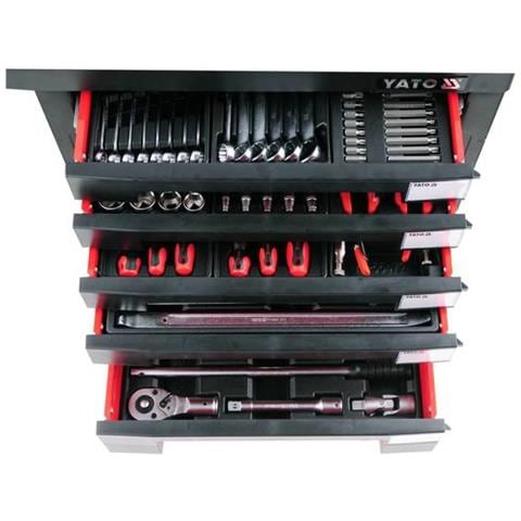 Yt-55293 - 7 drawers Roller Cabinet With Tools, 165 pcs - Foto 2