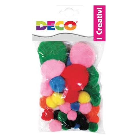 Accessorio Decorativo 10959 Set 40 Pompons Misure Varie Colori Ass - Foto 1