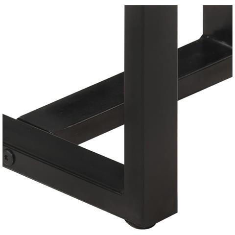 Tavolo Da Pranzo 110x55x75,5 Cm In Legno Massello Di Mango - Foto 2