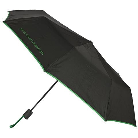 Ombrello Pieghevole Benetton Nero (ø 93 Cm) - Foto 1