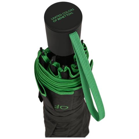 Ombrello Pieghevole Benetton Nero (ø 93 Cm) - Foto 2