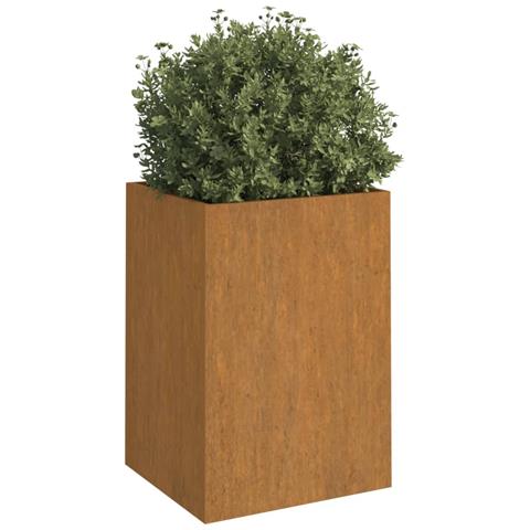 Fioriera 42x38x75 Cm Acciaio Corten - Foto 2