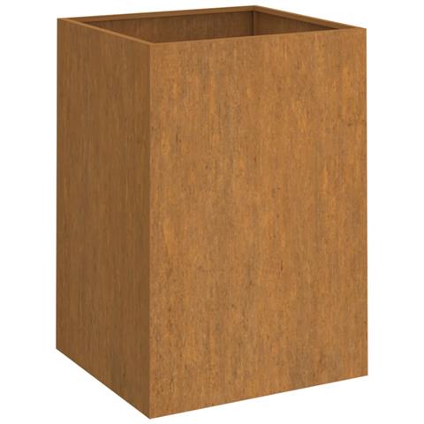Fioriera 42x38x75 Cm Acciaio Corten - Foto 1
