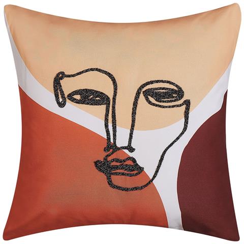 Set Di 2 Cuscini Rudbekia 45 X 45 Cm Multicolore Trama Astratta - Foto 2