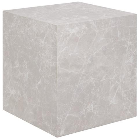 Tavolino Prague - Grigio - Mdf - 40x40x45 Cm - Foto 1