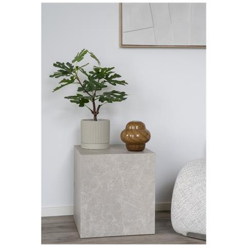 Tavolino Prague - Grigio - Mdf - 40x40x45 Cm - Foto 2