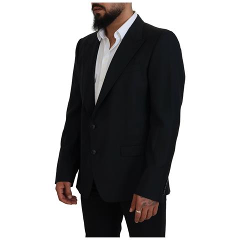 Blazer Sicilia Formale In Lana Blu Scuro - It56 - Xl - Foto 2