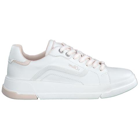 White Casual Closed Sport Shoe Sneakers Sintetico E Tessile Scarpe Donna Bianco Eu 38, 5-23626-30 128 - Foto 2