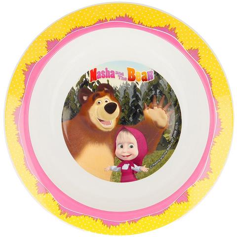 Piatto Fondo Microwave Con Grafica Masha E Orso - Foto 1