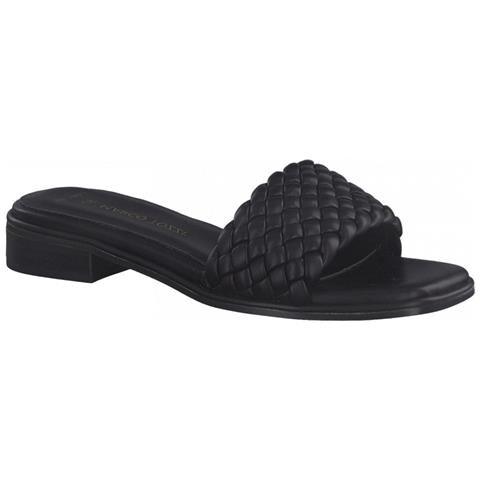 Black Casual Open Slippers Ciabatte Sintetico E Tessile Scarpe Donna Nero Eu 36, 2-27150-28 001 - Foto 2