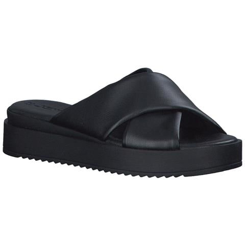 Black Casual Open Slippers Ciabatte Sintetico E Tessile Scarpe Donna Nero Eu 40, 1-27214-42 001 - Foto 2