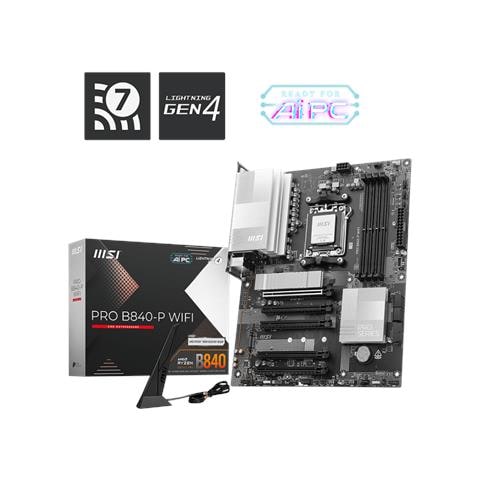 MSI PRO B840-P WIFI scheda madre AMD B840 Socket AM5 ATX - Foto 1