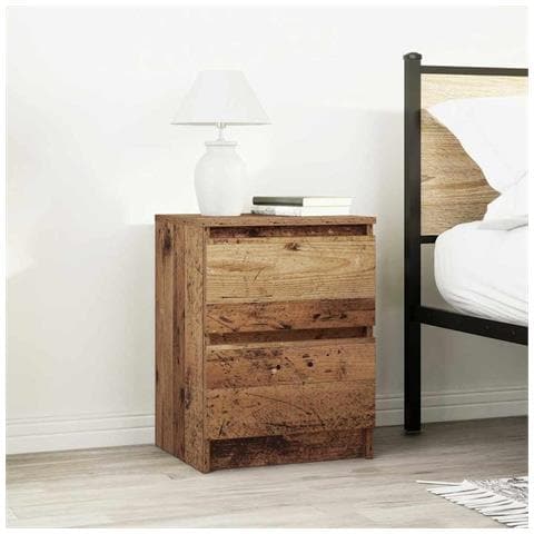 Mobile Porta TV Legno Antico 40x35x54 cm in Legno Multistrato - Foto 2