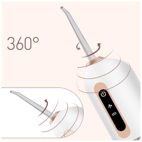 Irrigatore Orale Pulizia E Bellezza Integrale Dei Tuoi Denti. Tecnologia Di Pulsazione Ad Alta Frequenza. Con 3 Testine. - Foto 2