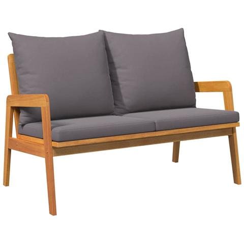 Set Bistro a 2 Pezzi con Cuscini - Realizzato in Legno di Acacia Solido - Foto 1