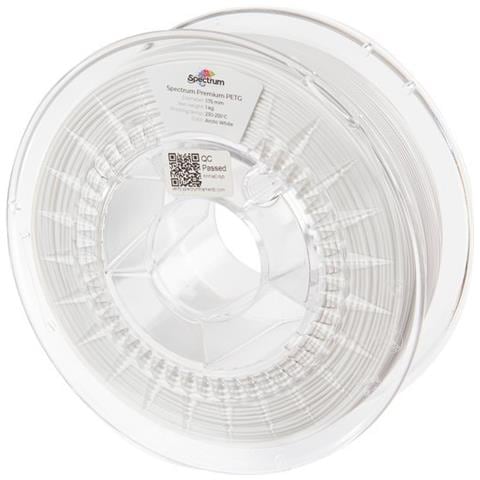 5903175657619 materiale di stampa 3D ABS, Polietilene Tereftalato Glicole (PETG) Bianco 1,4 kg - Foto 1