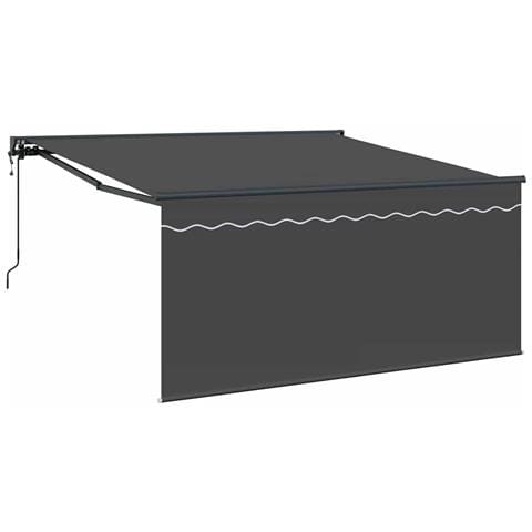 Tenda Retrattile Grigio e antracite 350 x 250 cm - Foto 1