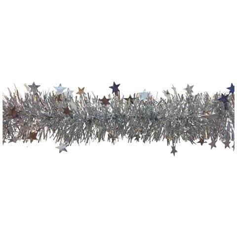 Dmora - Decorazione Da Natale Caloy, 1000x8 H8 Cm, Argento - Foto 2