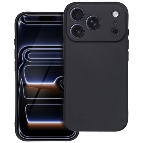 Custodia Tpu Silicone Cover Case Per Apple Iphone 17 Pro Black - Foto 1