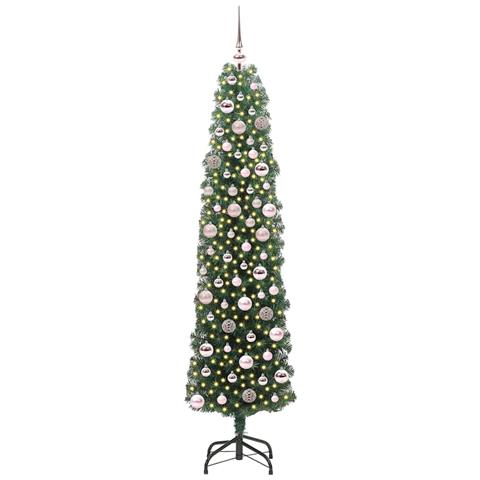 Albero di Natale artificiale con 300 LED Verde 180 cm - Foto 2