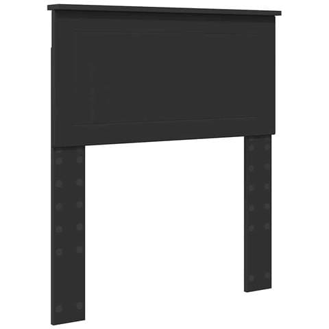 Testiera con testiera Rovere Nero 75 cm Legno multistrato - Foto 1