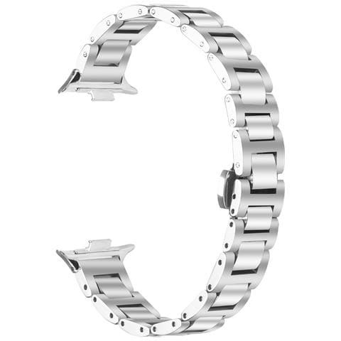 Elegante Cinturino In Acciaio Inossidabile Compatibile Con Xiaomi 8 Pro / 9 Pro E Redmi Watch 4/5 Silver - Foto 1