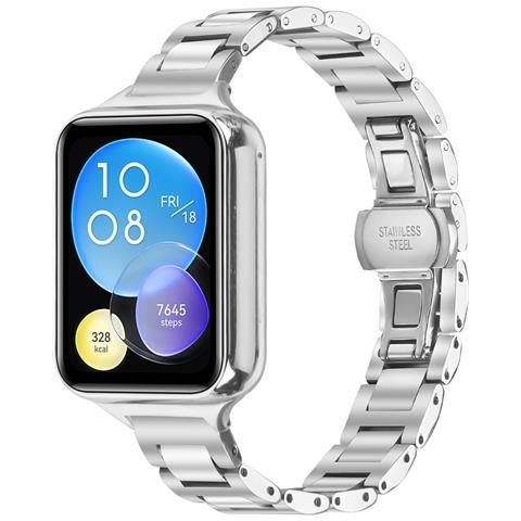 Elegante Cinturino In Acciaio Inossidabile Compatibile Con Xiaomi 8 Pro / 9 Pro E Redmi Watch 4/5 Silver - Foto 2
