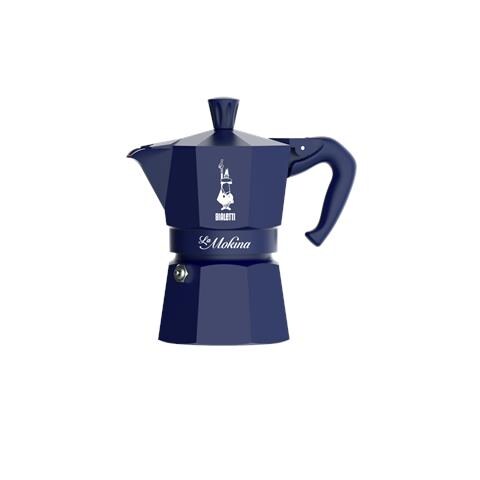 0005411 caffettiera manuale Moka 0,04 L Blu - Foto 1