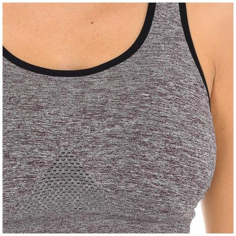 Reggiseno Sportivo In Tessuto Elastico E Traspirante D064u Da Donna - Foto 2