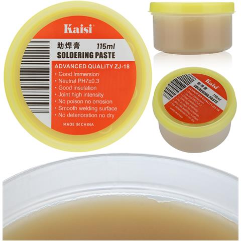 Flux Saldante Marrone Zj-18 - Consistenza Gel Facile Da Applicare | 115ml | Sicuro Per Ic E Pcb, Ph Neutro, Facile Da Pulire - Foto 1