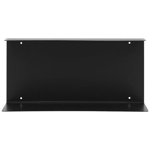 Mensola Da Parete Lille In Acciaio Nero 40×18×18 Cm - Foto 1